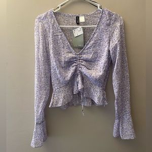 NWT-H&M floral blouse